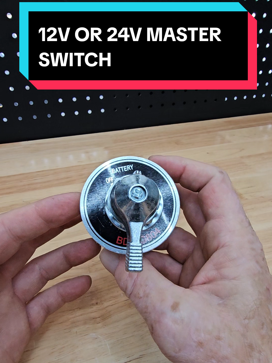 12V OR 24V MASTER SWITCH, POWER DISCONNECT, HEAVY DUTY BATTERY DISCONNECT. #masterswitch #batteryswitch  #powerdisconnect #tiktokshoprestock #batterydisconnect 