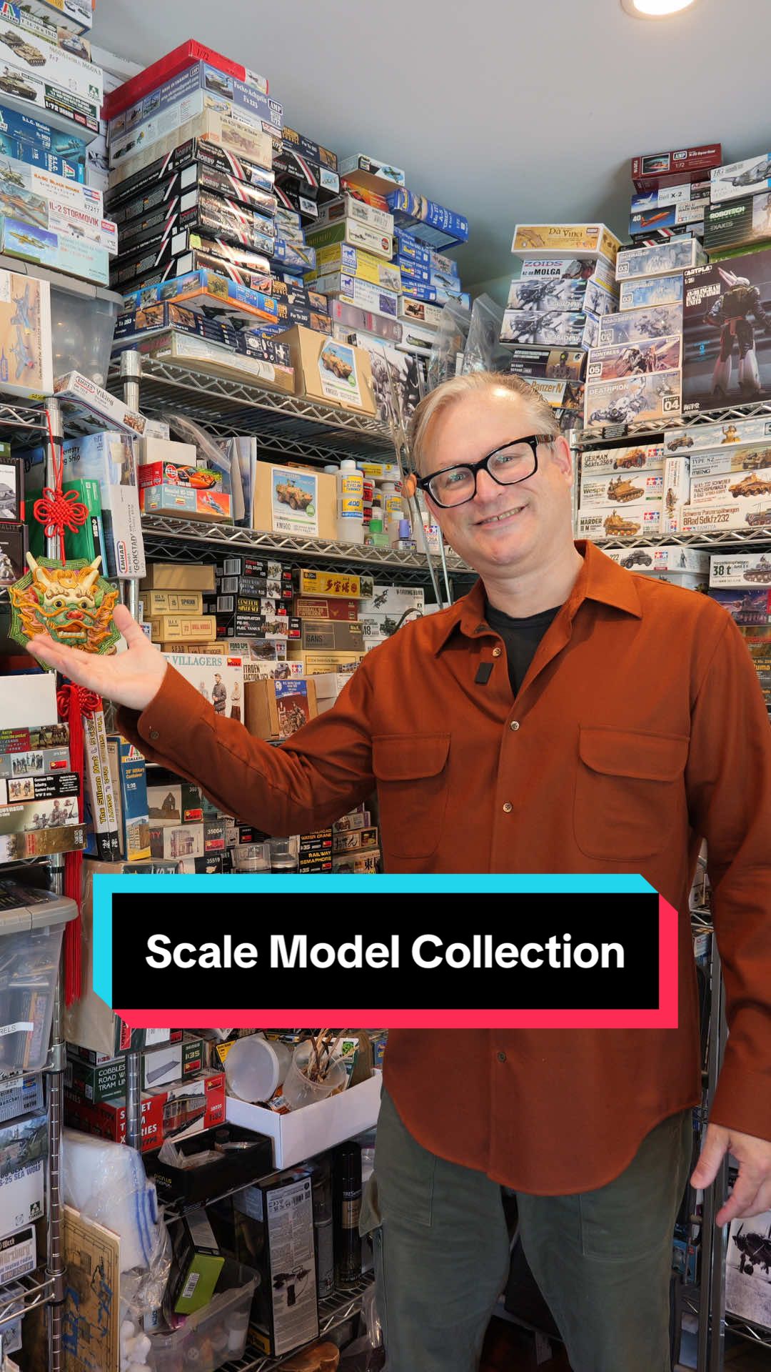 Taking you inside my model storage room. This collection started when I was a kid in the 70s and it has never stopped growing. From tanks to spaceships, every kit has a story and maybe even a future comic or film. 		 Do you hold on to collectibles like this or do you build them right away?  #ModelKits #ScaleModels #ModelCollector #Kitbashing #ModelBuilding  
