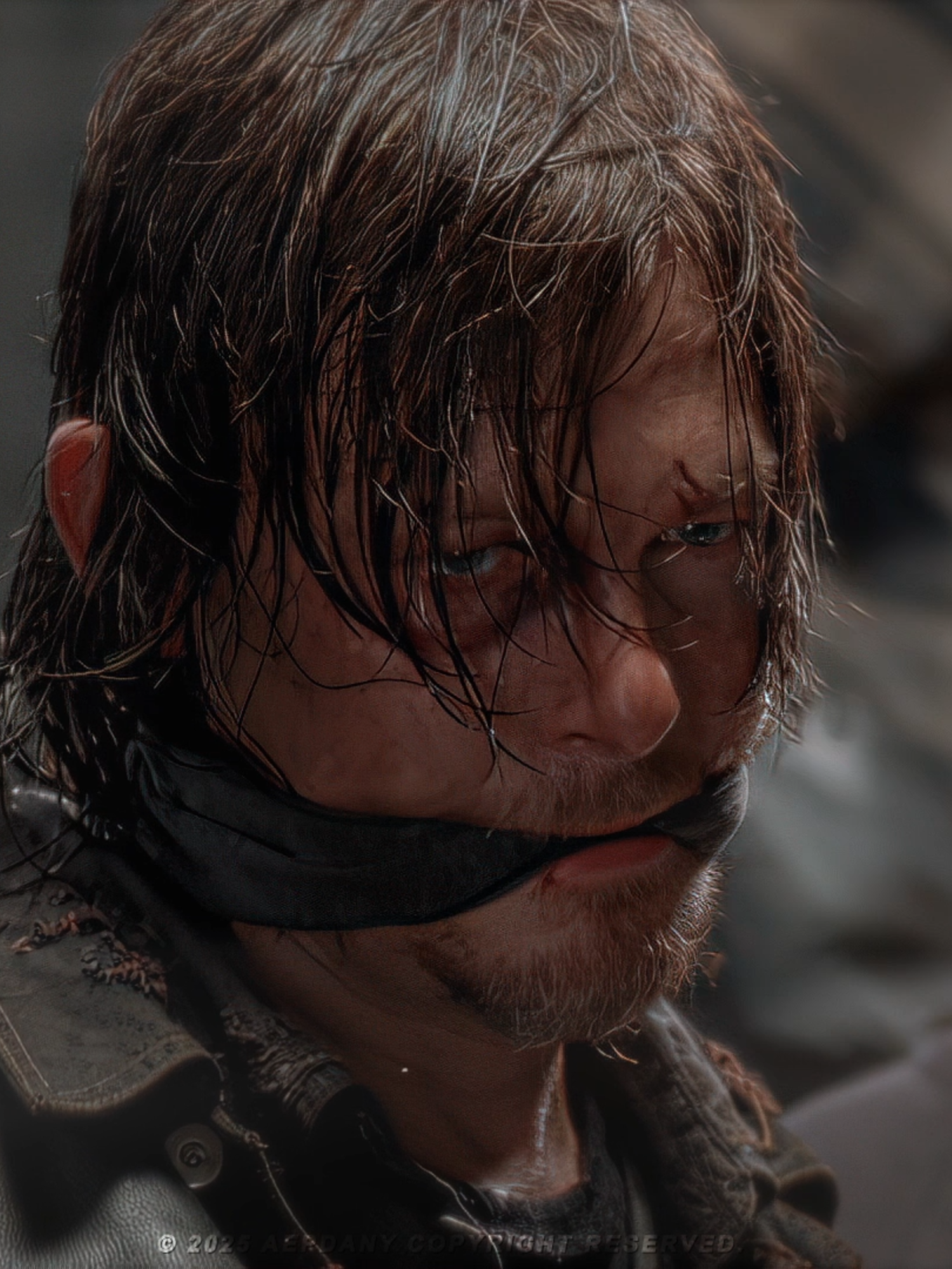 The Death Stare 💀 //  #thewalkingdead #netflix #twd #aftereffects #fyp #daryldixon #daryldixonedit #daryl #daryltwd #viral