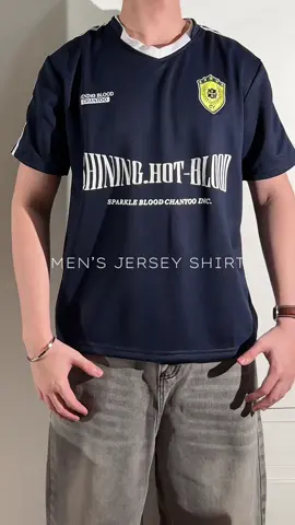 Jersey Shirt Streetwear Outfit for Men #jerseyshirt #streetwear #TikTokFashion #fyp 