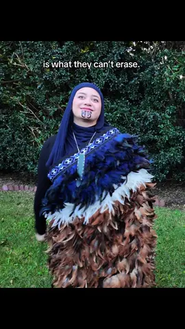 What took place in England was not unity. It was hostility, masked as culture. A haka performed by the Destiny’s church, tearing down religious and Palestinian flags is not a show of strength but is an act of intimidation. Haka is sacred. It carries whakapapa, mana, and identity. To exploit it for political theatre or to target entire communities is a distortion of its purpose. When I perform haka or wear cultural attire, it is an expression of life and identity, a celebration of the fact that religion and culture can be separated. It is never to diminish another person, nor to advance a political agenda. That distinction matters. This demonstration was not about faith. It was about exclusion. It told Muslims, Palestinians, and others that they do not belong. Haka is a sacred Māori expression, performed at ceremonies, gatherings, and moments of pride. To honour, to uplift, to show love! NEVER to hate, intimidate or instil fear. Māori culture is built on care, unity, and connection. When it is weaponised against others, those values are abandoned. To those communities targeted, you belong. You deserve peace and the freedom to exist without being reduced to someone else’s protest!  #maori #muslim #fyp #choice #freedom