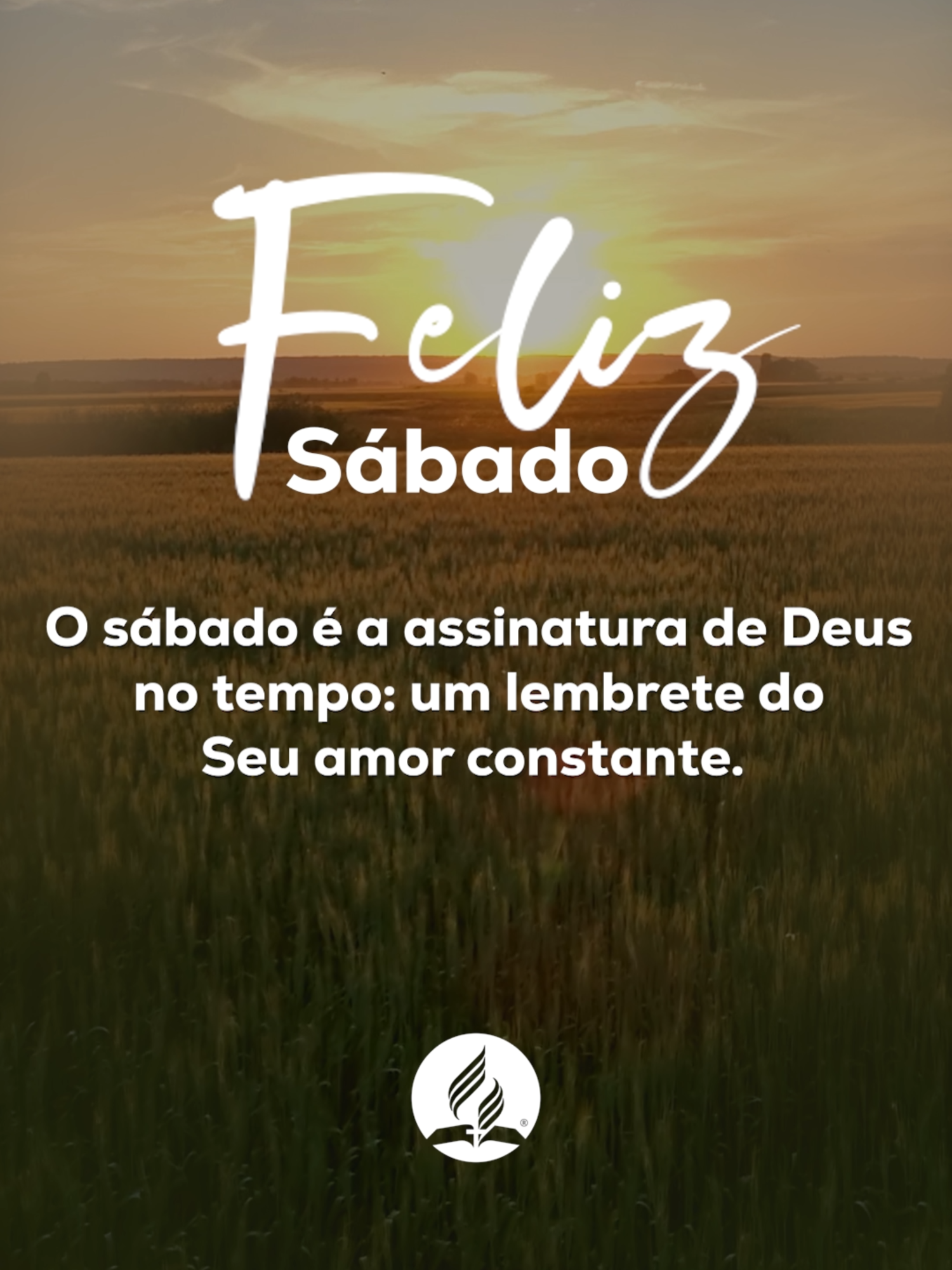 🍃🌅 Feliz Sábado! Um convite para repousar nos braços do Pai e experimentar a verdadeira paz.    Deseje um feliz sábado aos seus seguidores, compartilhando essa mensagem nos stories!    #felizsabado #adventistassp