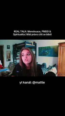 Právě vyšlo nové video! Real talk, otevřeně i na$rane. Odkaz na můj kanal na profilu✨ IG: @hahmattie #fyp#foryou#youtube#pmdd#menstruace