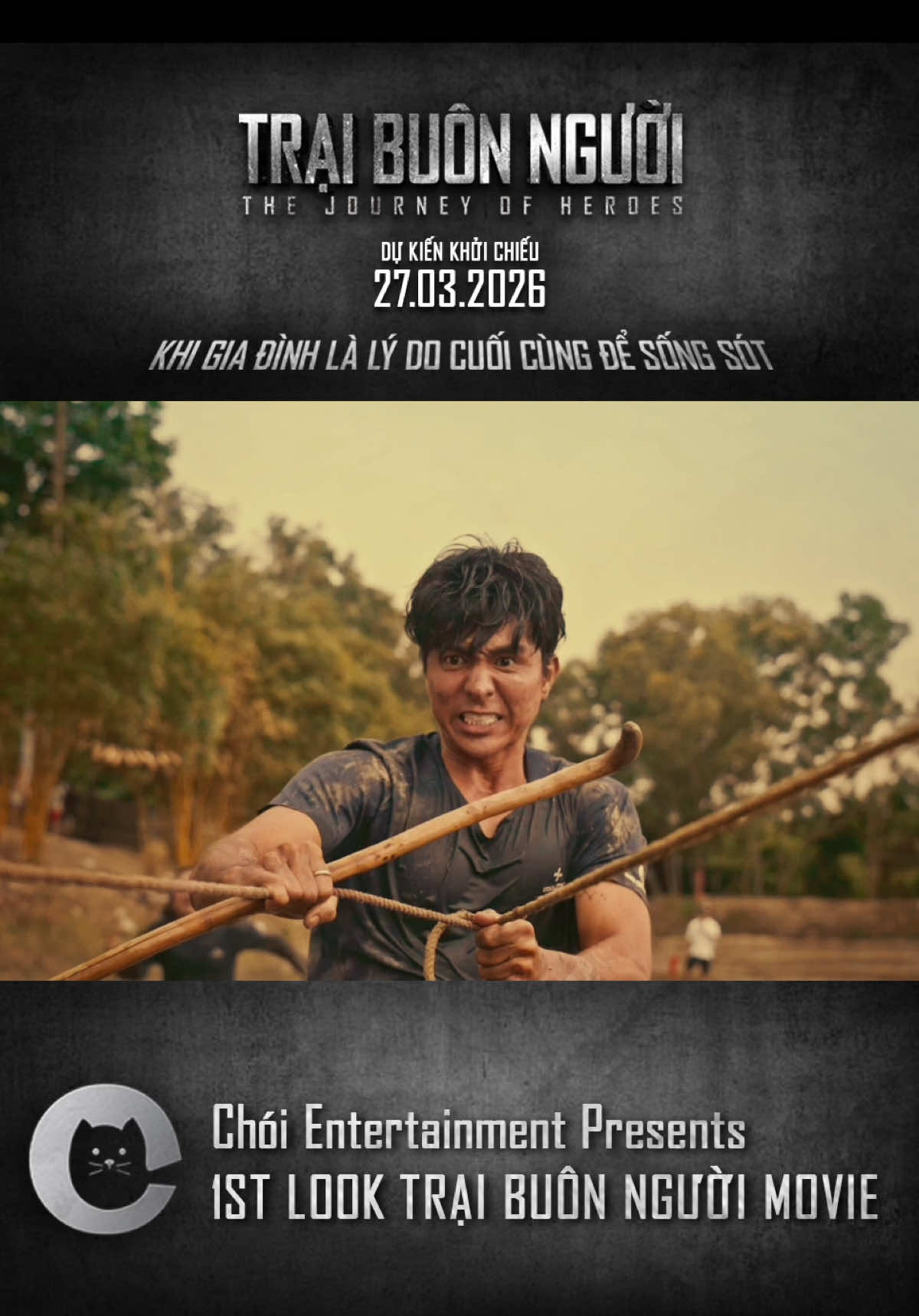 Liệu trận đua bò có phải hình ảnh ẩn dụ cho cuộc chiến sinh tồn trong Trại Buôn Người? Dự án điện ảnh Trại Buôn Người dự kiến khởi chiếu 27.03.2026 #TraiBuonNguoi #ChoiEntertainment #ToniDuongBaoAnh #MeoBichTrang #actionmovie 