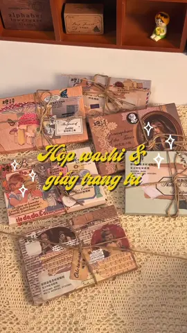 Có ai mê sticker vintage như shop hong nè 🙈 #junegift #sticker #vintage #journal #xuhuong 