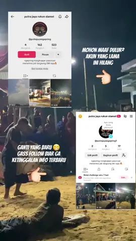 bantu dulur kepang akun e ilang 😁 gass follow ben ga ketinggalan info🔥@putrajayangepring1  #viral #fyp #simobangun #simobangunrukunslamet #foryoupage 