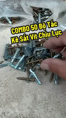COMBO 50 BỘ Tắc Kê Sắt Vít Chịu Lực Cực Tốt Không Sợ Bung Và Rơi Rớt Mọi Vật Dụng Treo Tường Sau Khi Lắp Đặt ##tackesat##vitno##tienich##xuhuong