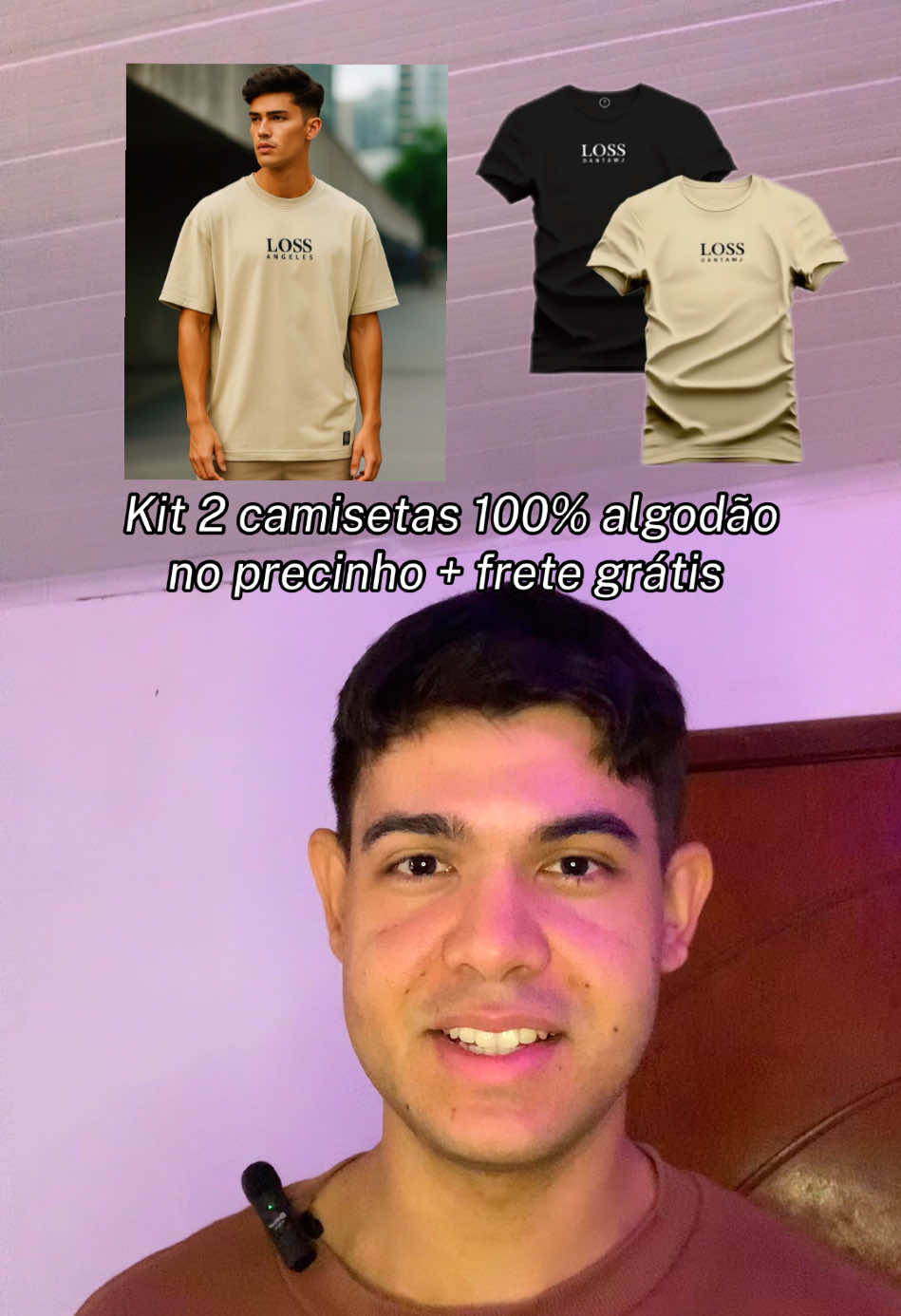Kit 2 camisetas no precin + frete grátis 👕👆