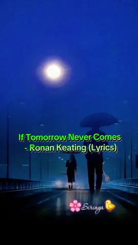 If Tomorrow Never Comes - Ronan Keating (Lyrics) #iftomorrownevercomes #ronankeating #lyricsvideo #🌸sirinya🐤📷🌈☁️🎵🎶🎧🇹🇭 #CapCut @Holly Kaiya @🌸Sirinya🐤📷🌈☁️🎵🎶🎧🇹🇭 @🌸Sirinya🐤📷🌈☁️🎵🎶🎧🇹🇭 