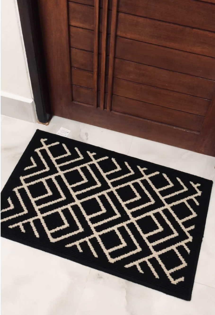 🚪✨#พรมเช็ดเท้า #พรมเช็ดเท้าน่ารัก #พรมแต่งบ้าน #งานบ้านที่รัก #ลูกปัดสดใส 