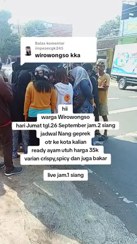 Membalas @iinpesecgk245 bantu ramaikan dan juga share ya kak..😊 #nanggeprekbondowoso #nanggeprekkraksaan 
