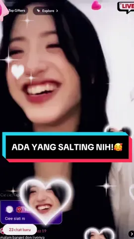 Yuhu, ada yang salting nih dibilang cantik!🥳 Danella JKT48 lucu banget saltingnya!🥰#danellajkt48 