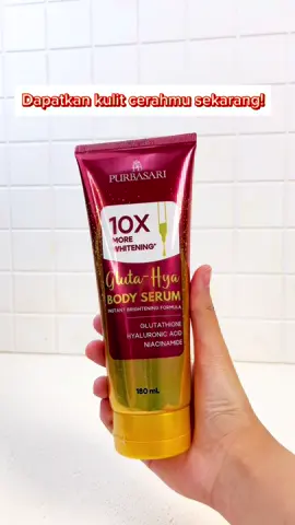 Si Merah andalan para cewek biar glowing #Purbasari #welovepurbasari #bodyserum 