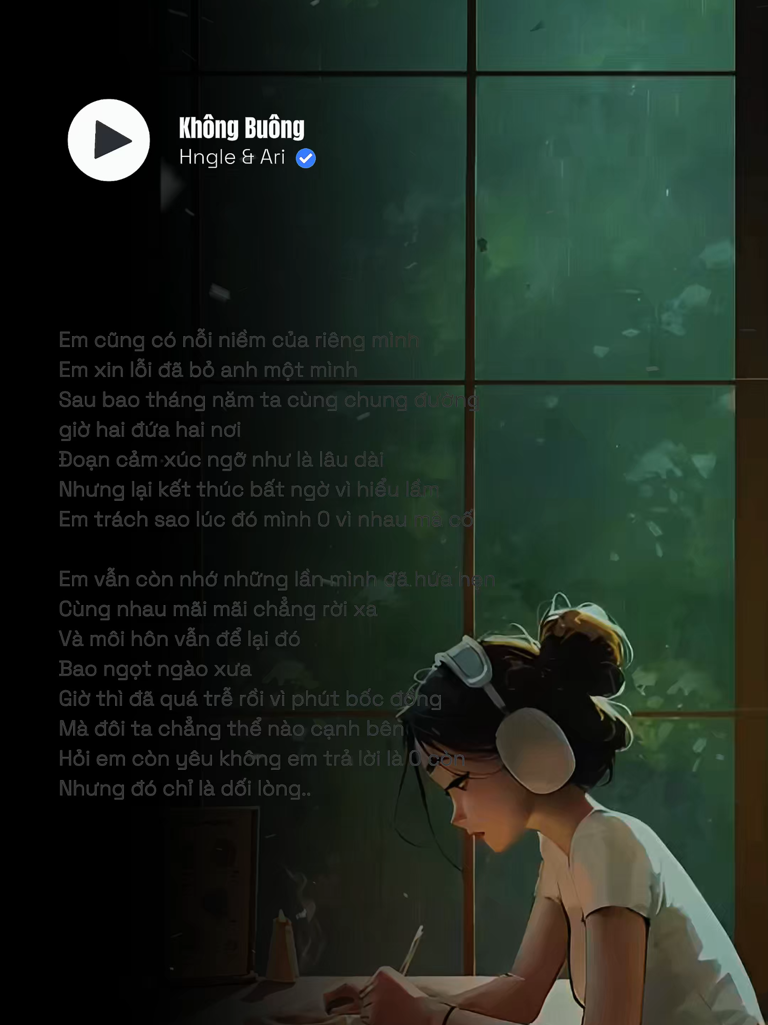 Không Buông // Hngle & Ari #khongbuong #Hngle #ari  #fyp #nhachaymoingay #nhacnaychillphet #soundsofvietnam  #xh