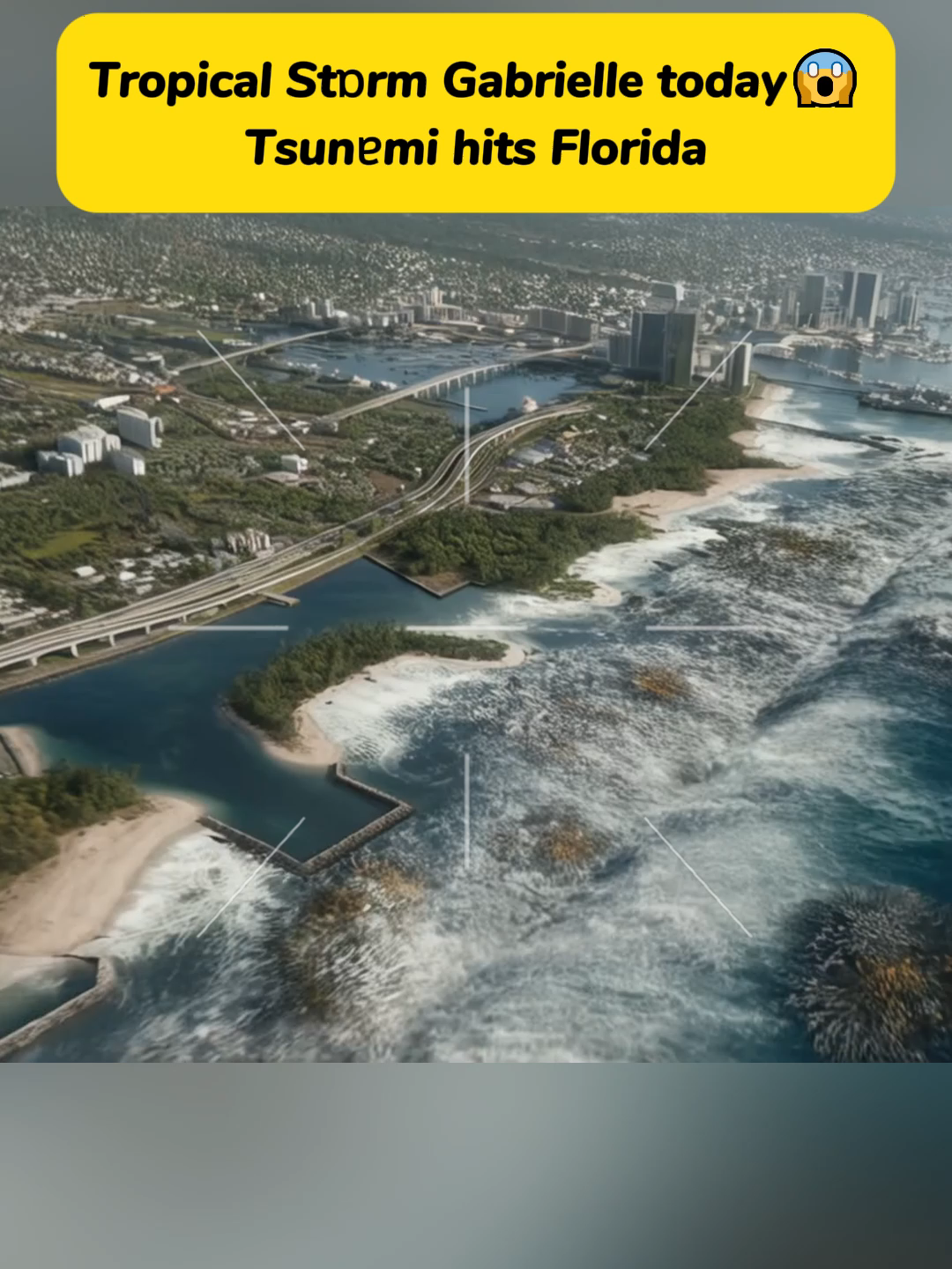 Tropical Stɒrm Gabrielle today😱