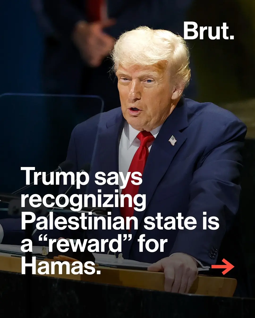 President Donald Trump cast the push for a two-state solution at the United Nations General Assembly on Sep. 23 as a “reward” for Hamas, while reiterating his call for a ceasefire and an end to the war in Gaza. #worldnews #twostate #trump #un #news Photo credits: Chip Somodevilla/Getty Images, Michael M. Santiago/Getty Images 