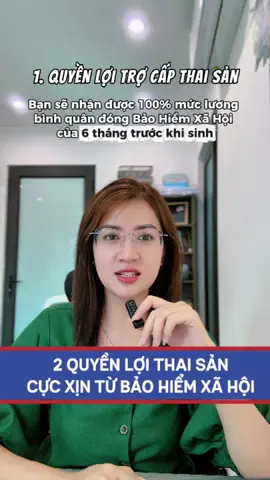 Quyền lợi thai sản của bhxh bắt buộc #bhxh #baohiemthaisan #review #bhts #bhyt 