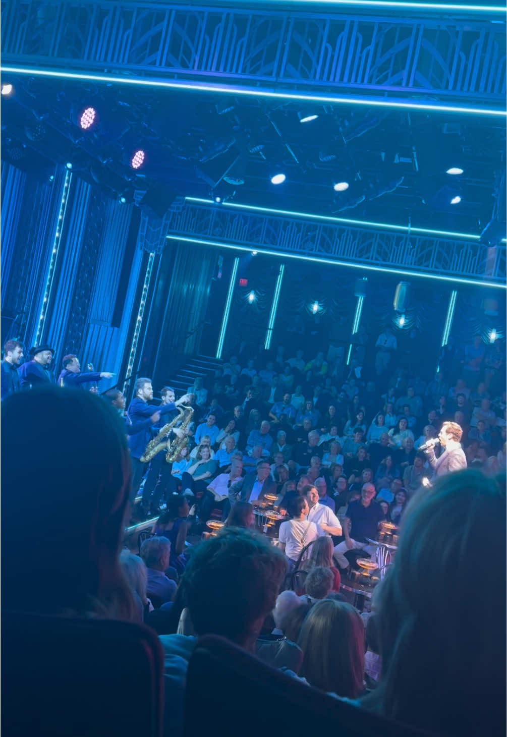 Just In Time 9/21/25 Matinee… Once in a Lifetime! 💙 The POWER only GROWS every time I see him do this!! #musicaltheatre #jonathangroff #justintimebway #broadway #fyp 