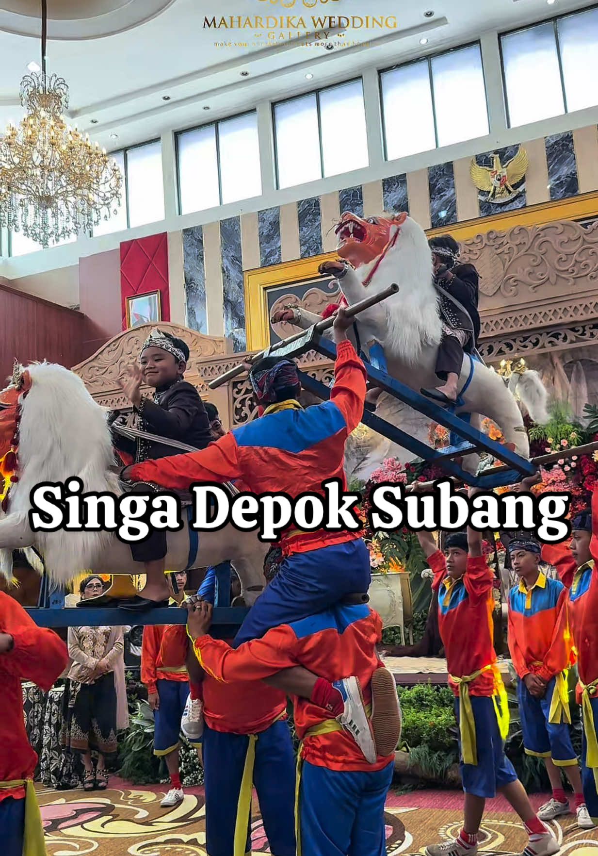 atraksi singa depok ✨ . . . #khitanan #singadepok #wobandung #jawabarat #sunda 