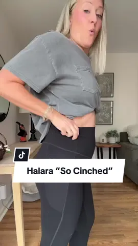 From mom pooch to smoothies in seconds. The “so cinched” leggings from Halara are my go-to for the gym and everyday errands #momootd #halaraleggings #compressionleggins #leggins #tummycontrolleggings  