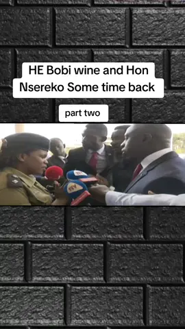 There was a scuffle today morning at Parliament, as Kyadondo East legislator Hon. Robert Kyagulanyi aka Bobi Wine tried to access Parliament with a red banner on his head. The Police officer at the checkpoint physically blocked the new MP from accessing the building,telling him she will not allow protest material into the house.  This led to a verbal exchange between the Police officer and 'Bobi Wine's' Togikwatako allies Kampala Central Mp Hon. Muhammed Nsereko, and Makindye West MP Hon. Allan Ssewanyana. Hon. Kyagulanyi was later allowed to access the building when he got rid of his banner.