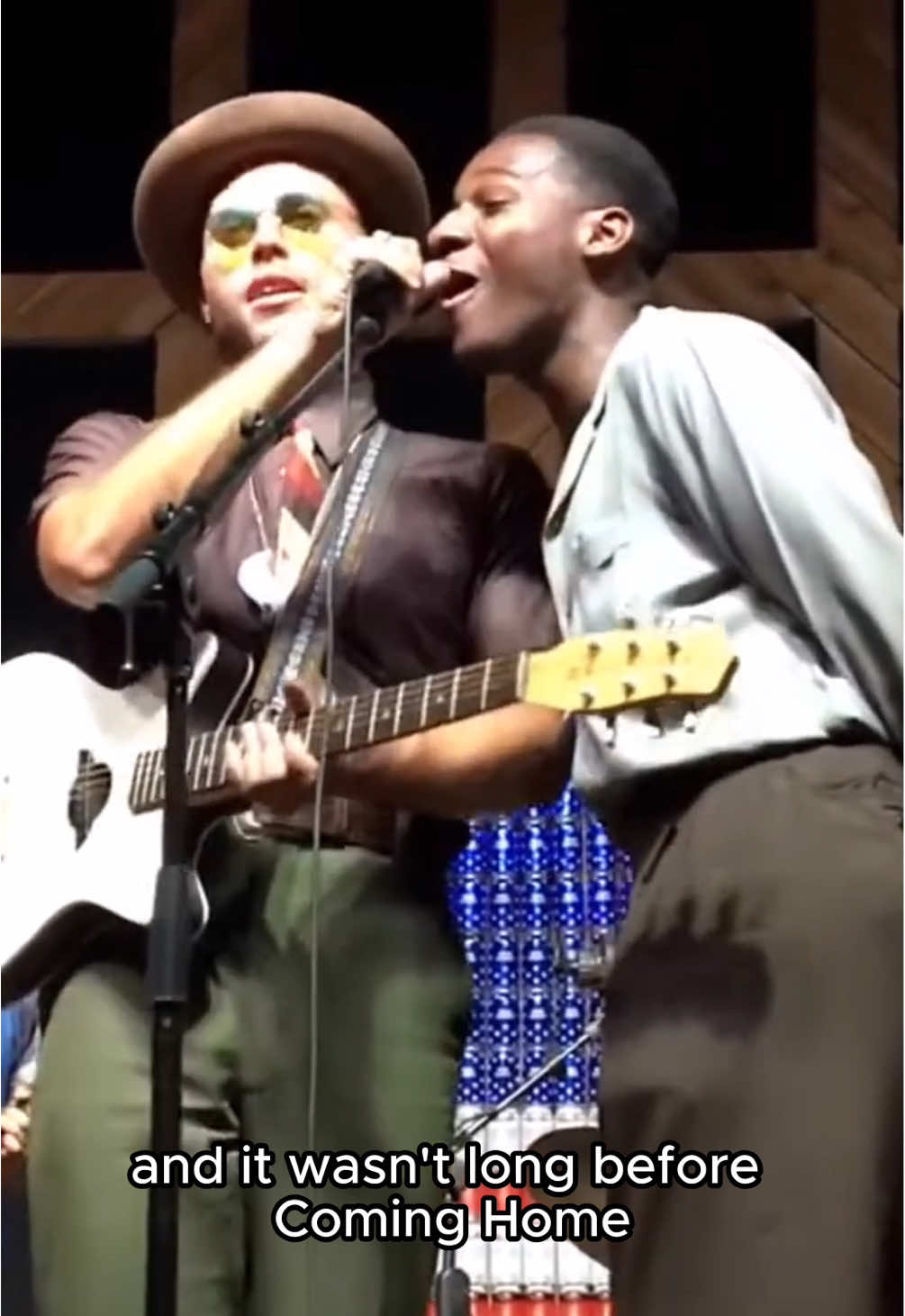 The Crooner and the Cowboy. Final stop of the tour tonight at The Moody Center. Thanks for riding with us.