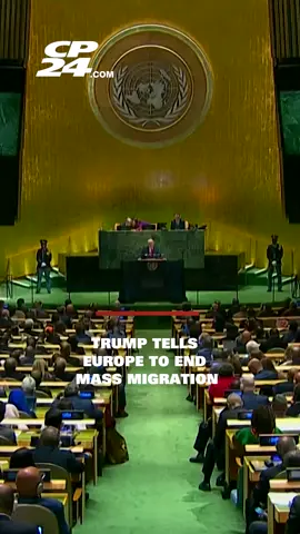 While speaking to the United Nations General Assembly about his crackdown on illegal immigration, Trump says, ‘I’m really good at this stuff.’ #cp24 #cp24news #usa #trump