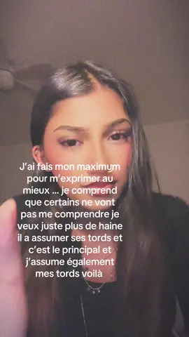 Breff je vous avoue je sais plus trop quoi dire mon cœur est brisé par cette histoire mais j avoue mes tord et afficher quelqu’un publiquement n’es pas une chose correcte peu importe les cisconstance et ça ben je l’assume entièrement au fond c’est pas quelqu’un de méchant juste un garçon qui a fais des erreurs et je suis triste de l’avoir mis dans cette sauce même si je suis là potentiel victime on a tout les deux nos part de tord je demande juste plus de haine car ça ne résoudra absolument rien 