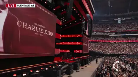 Dr.Ben Carson presenting memorial message during late Charlie Kirks Funeral...