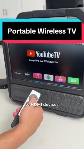What if you could just… bring your TV with you? 🤯 #portabletv #ourfavoritefinds 
