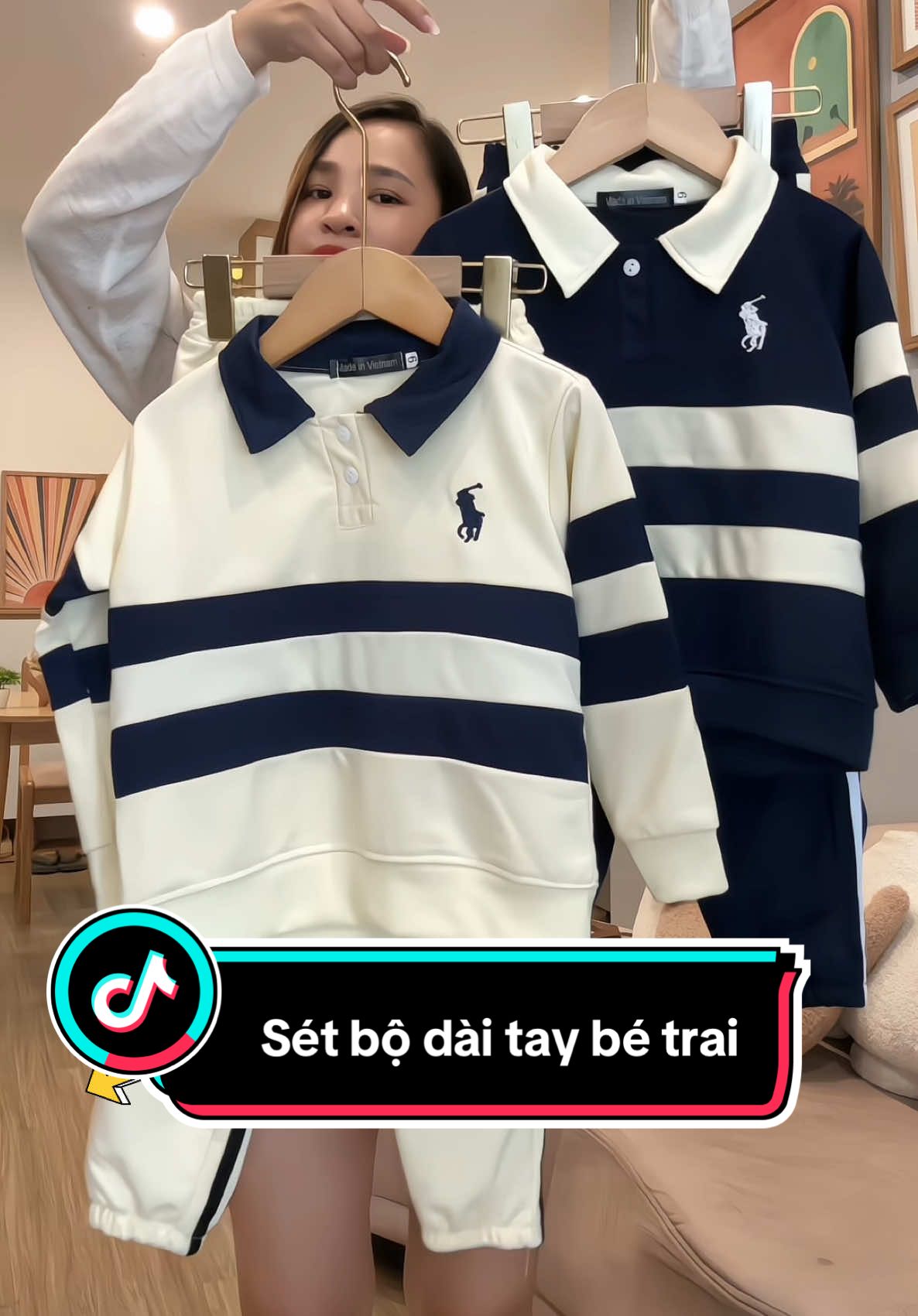 Sét bộ dài tay thu đông cho bé trai  chất liệu nỉ da cá mềm mịn. #megaoreview123 #quanaotreem #setbothudongchobe #setbobetrai #bobetrai