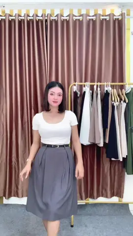 Warna abunya bagus banget nih kak, jangan lupa join live ya kak ❤️🥰 #fyp #foryoupage #rok #outfit #OOTD 