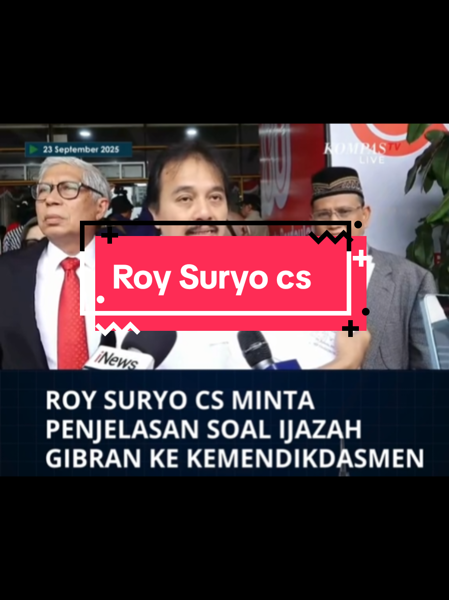 Roy Suryo cs minta penjelasan soal ijazah Gibran kemendikdasmen #roysuryo  #gibran   #indonesia🇮🇩  #fypシ゚ 