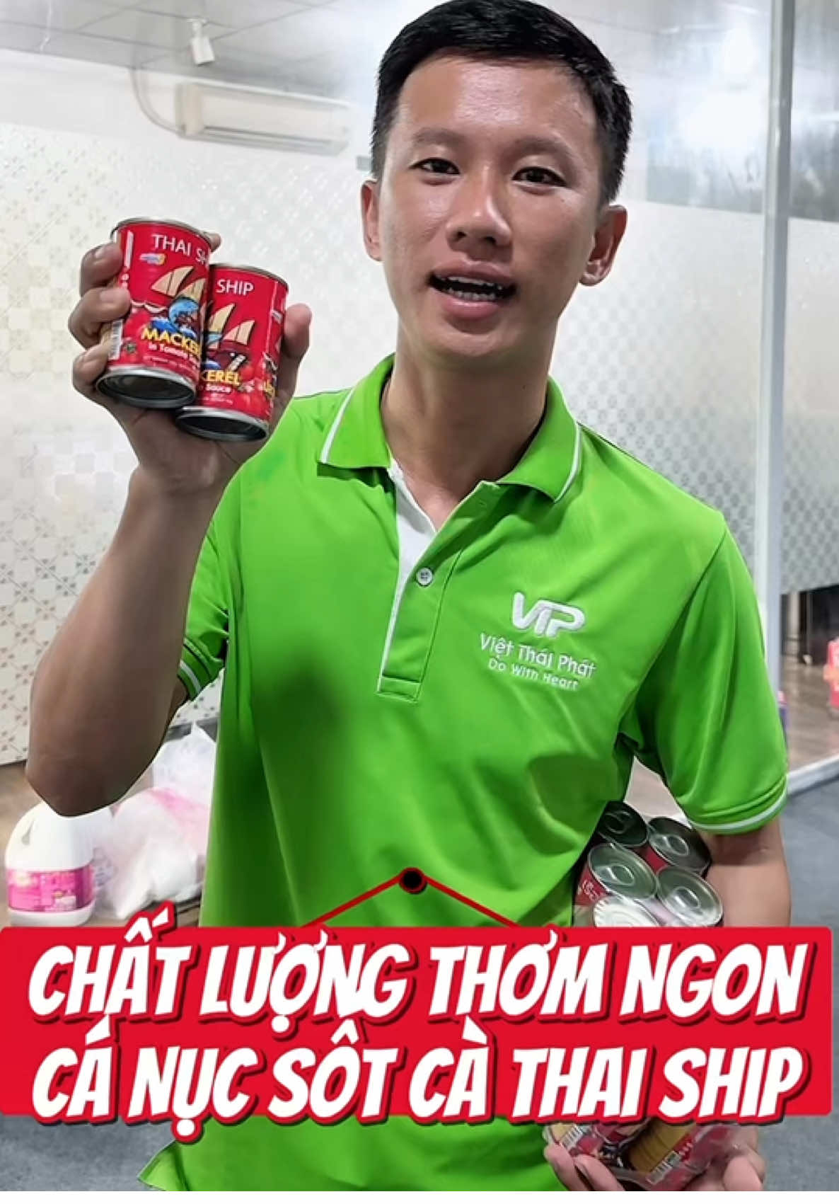 Cá hộp thơm ngon của Thailan là cá nục sốt cà thai ship đậm hương vị #tongkhoangiang #cahopthailan #hangchinhhang #thaiship #thailand🇹🇭 