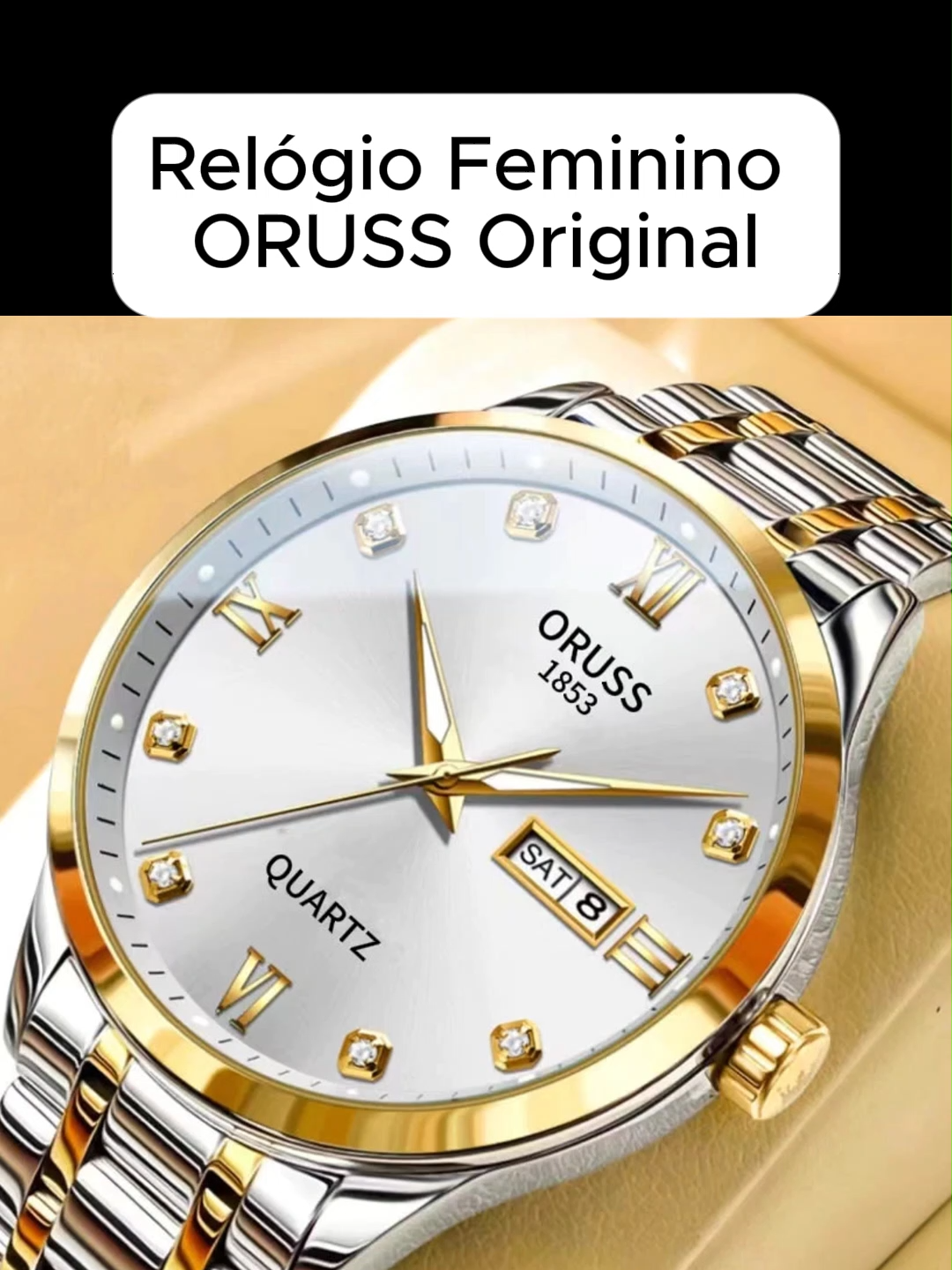 Relógio feminino ORUSS #tiktokshop #relogiofeminino #relógiofeminino #estilofeminino