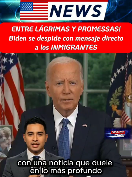 Biden dejó un mensaje para los inmigrantes #joebiden #usa #inmigrantes #news #unitedstates 