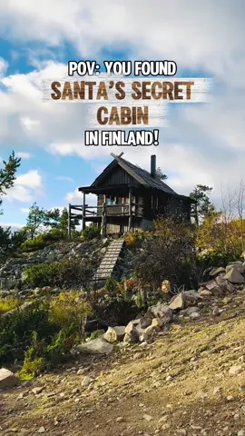 Santa’s Secret Cabin 📍Levi, Finland This isn’t just any cabin… it’s the one from Christmas Story (2007), the film that tells how a little orphan named Nikolas grew up to become Santa Claus. 🎅 Deep in Lapland, this cabin once served as Santa’s childhood home on screen—where he carved toys as thank-you gifts, sparking the tradition of Christmas presents. The movie became Finland’s biggest hit of 2007, won awards, and was sold worldwide. 🌍  #finland #suomi #christmas #secret #travel 