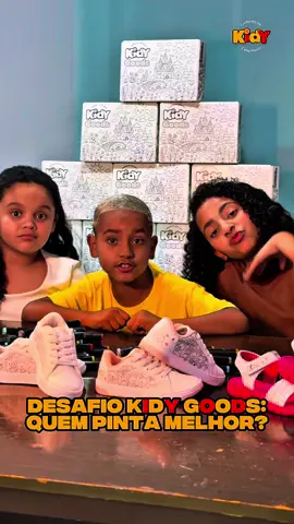 Desafio Kidy Goods: Quem pinta melhor?  Escolhemos os nossos calçados favoritos para colorir da @kidyoficial 🧡👟 Deixa nos comentários qual você gostou mais 👇🏻 #desafiokidygoods #kidygoods #kidyoficial #kidycalçados 
