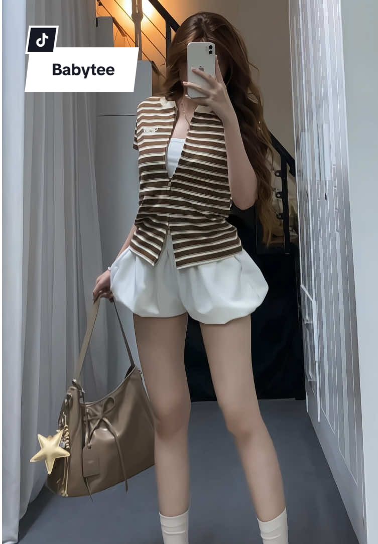 Áo babytee sọc #cemmery #aobabytee #aobabyteesieuhot #thaosuneo #aobabyteexinh 