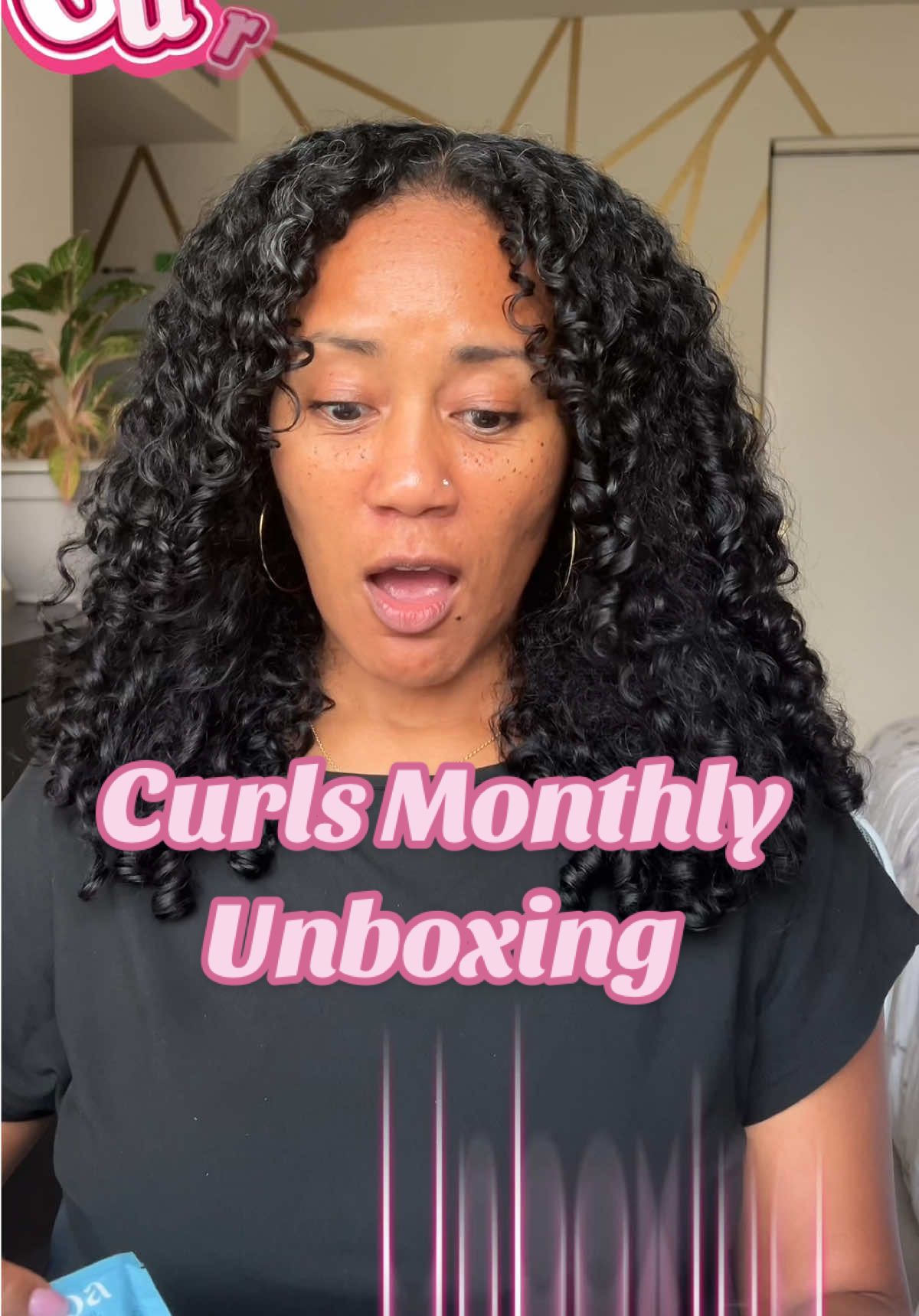 September @Curls Monthly unboxing.  Can yall tell how much I love getting these packages?!? 🤣😂🤣 And I know yall are thinking “if they tell you what you’re getting why are you so surprised?”  Because I’m perimenopausal girl.  I can’t remember shyt! 🤣😂🤣🤷🏽‍♀️ (just keeping it real)   Anywho… click the link to get $5 off your subscription!  😉  #curlsmonthly #curlyhair #curlyhairproducts #naturalhairproducts #unboxingvideo 