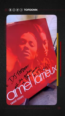 Sweet Misery by @amellarrieux still remains one of my favorite Early 2Ks RNB jams. Super grateful to have an autographed copy 🙂 #ReminisceBoulevard 