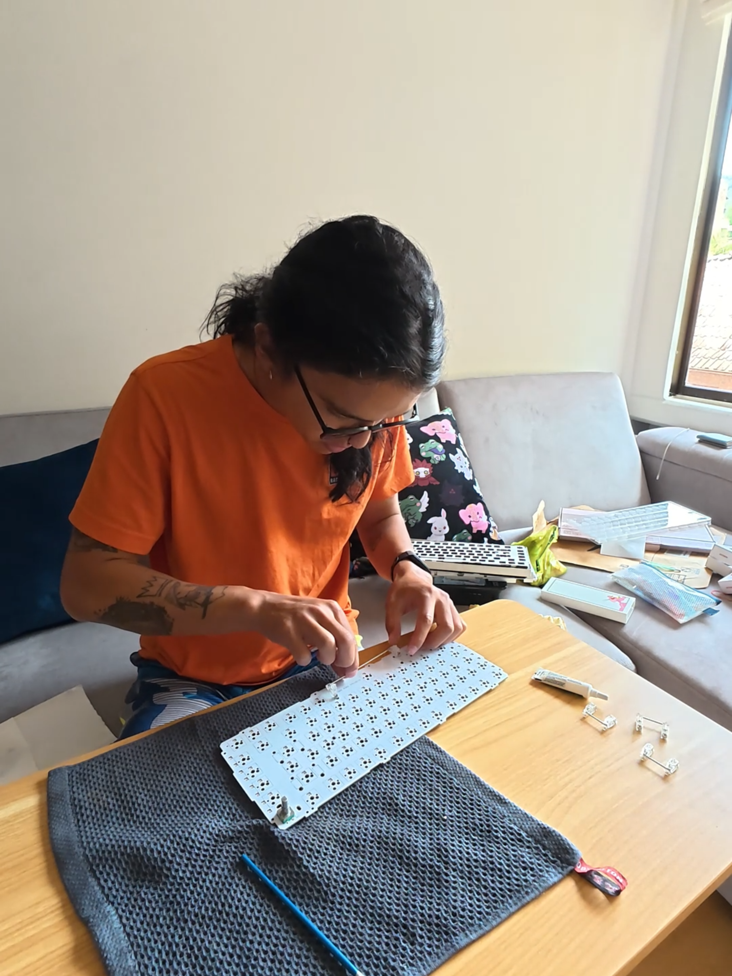 Así se lubrica un teclado!
