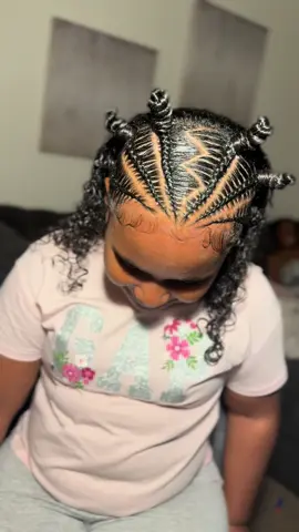 My girl picture day ready 😍🥰  #kidshairstyles #kidsbraids #stitch #socute #Love 