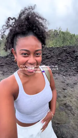 J’ai cru ça allait siester bronzer 😂 #plagedutremblet #974 