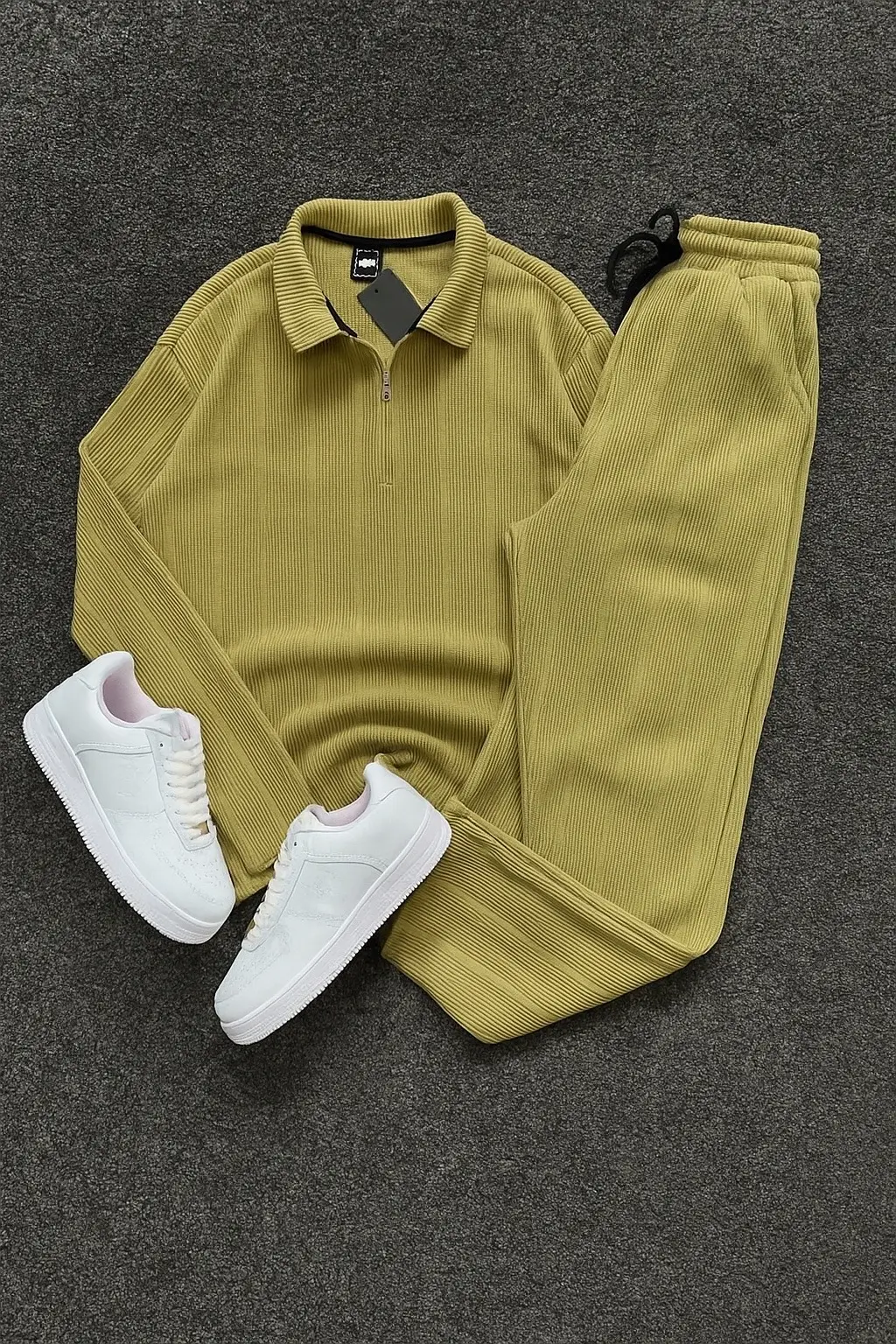 🔥 Men’s Outfit Ideas That Always Stay in Style 🔥 If you’re searching for casual outfit inspiration for men, this fit is the perfect example of how to look stylish without trying too hard. A ribbed two-piece set (zip-up top + jogger pants) paired with clean white sneakers creates a look that’s modern, comfortable, and effortlessly cool. This outfit works for: ✔️ Daily wear & casual hangouts ✔️ Coffee dates & streetwear vibes ✔️ Travel, shopping, or weekend plans Why this style is trending: Minimalist fashion is timeless and versatile Neutral shades (beige, navy, black, brown) make it easy to mix & match White sneakers complete the look with a fresh, streetwear touch 👉 Pro Styling Tips: Add a watch or chain to upgrade the vibe Pair with a cap or crossbody bag for a streetwear edge Swap sneakers with slides for an easy summer fit 💡 Keywords to boost TikTok SEO: #MensOutfits #CasualOutfitIdeas #MensFashionTrends #StreetwearForMen #OOTDInspo     