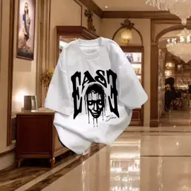 Kaos pria baru musim panas gaya Amerika #kaospriabaru#fyp 