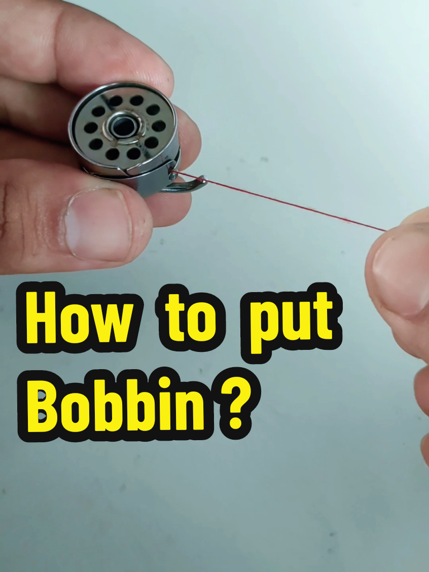 This is how to put bobbin. #sewing #sewingtutorial #sewingmachine #tailoring #sewingtips 