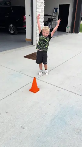 How many tries did it take? #toddlersoftiktok #trickshots 