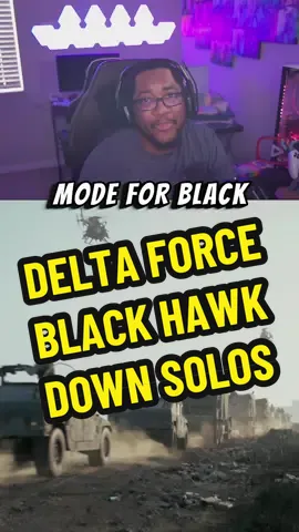 Delta Force just dropped a Solos for Black Hawk Down. For those who don’t know, black Hawk down is a free to play campaign that lets you relive one of the most iconic military operations! So jump in and try out this mode today. #DeltaForce #DeltaForceGame #WarAblaze 