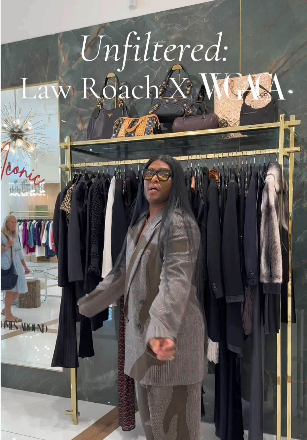 Unfiltered. Unscripted. 🎬✨ Go behind the scenes with Law Roach and WGACA.  See the full edit now on our website. #behindthescenes #vintagefashion #lawroach 